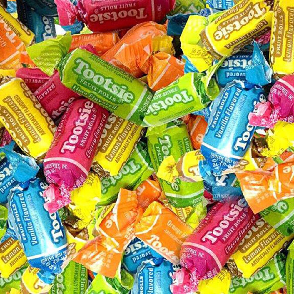 image of Assorted Flavors Fruit Chews Candy, 17 oz