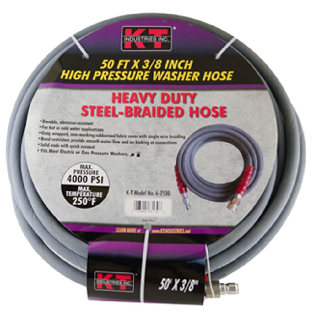 image of High Pressure Hose, 3/8 in x 50 ft