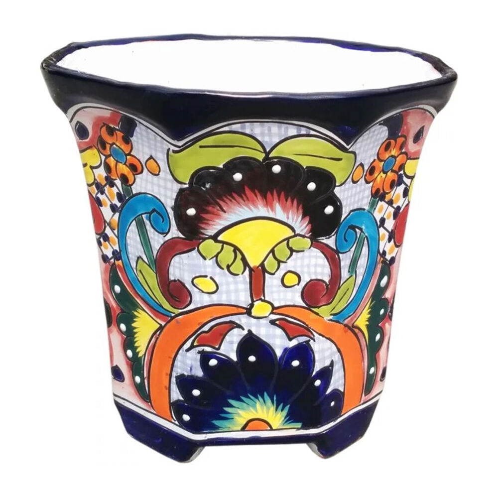 image of Assorted 8 in Octagon Planter (Style May Vary)