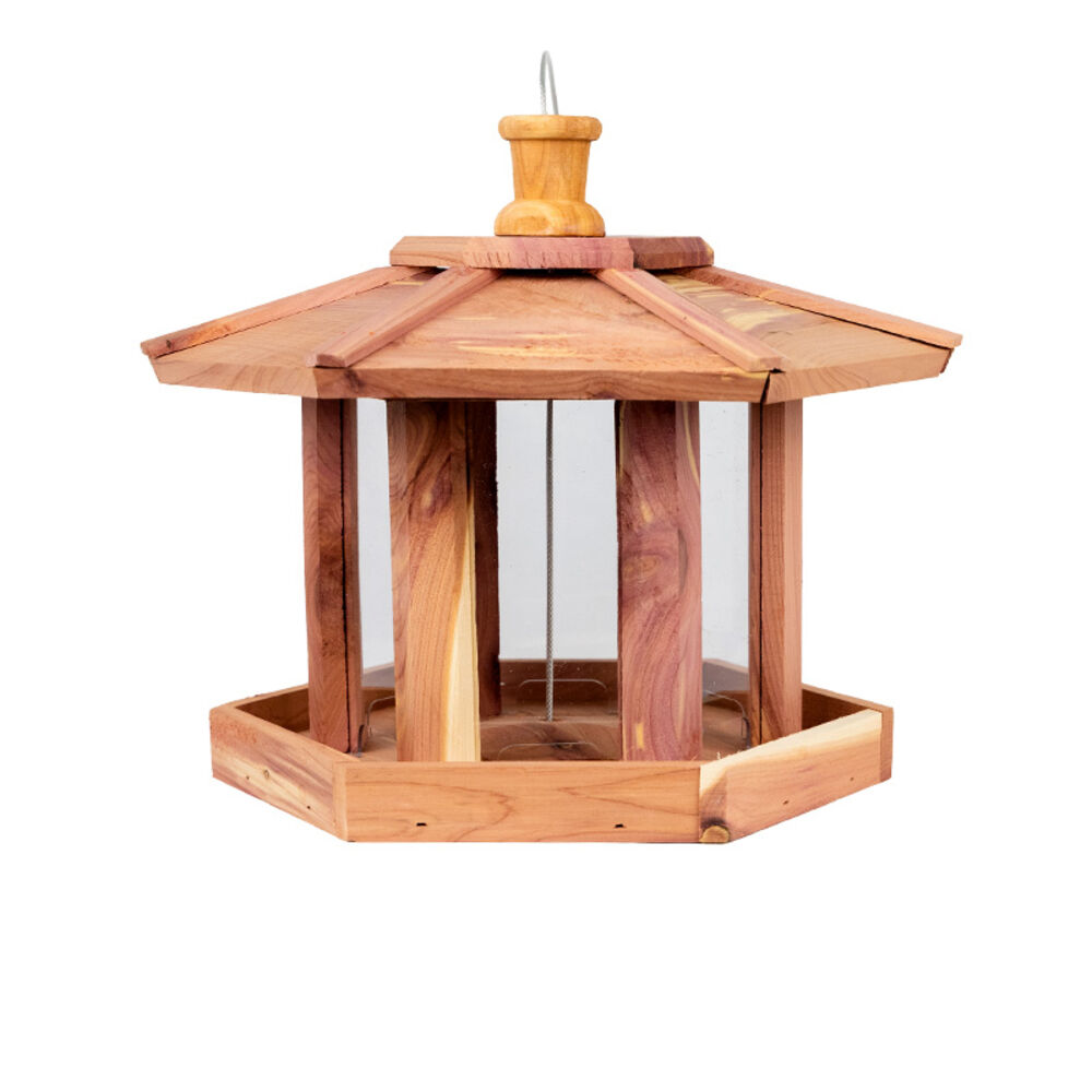 image of Gazebo Cedar Bird Feeder