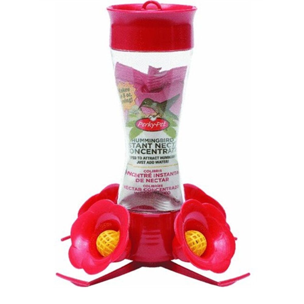 image of Woodstream Glass Hummingbird Feeder, 8 oz
