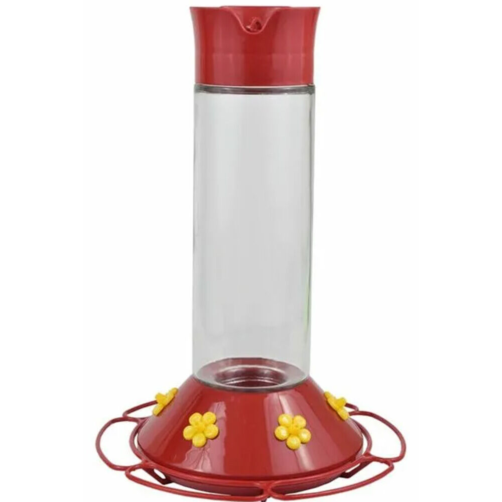 image of Glass Hummingbird Feeder