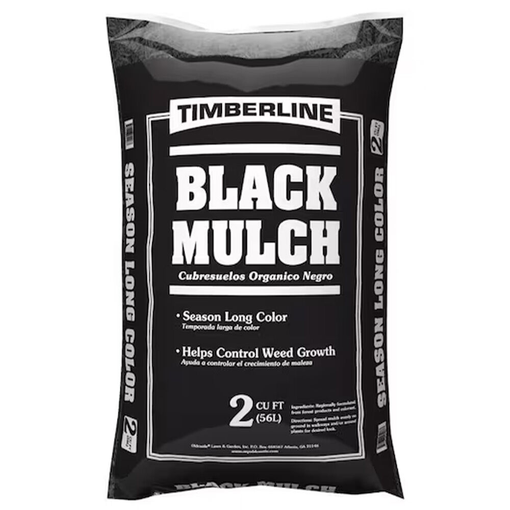 image of Black Hardwood Mulch, 2 cu ft