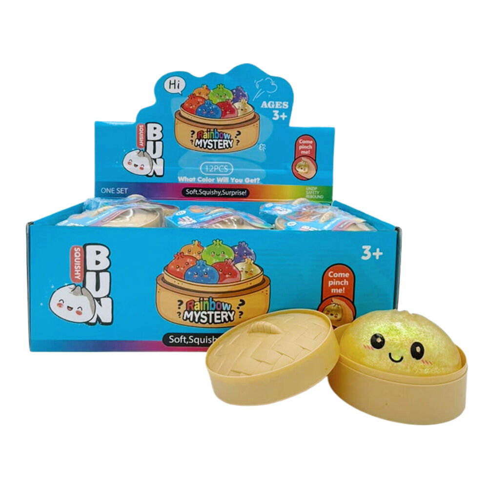image of Assorted Rainbow Mystery Squishy Bun (Style May Vary)