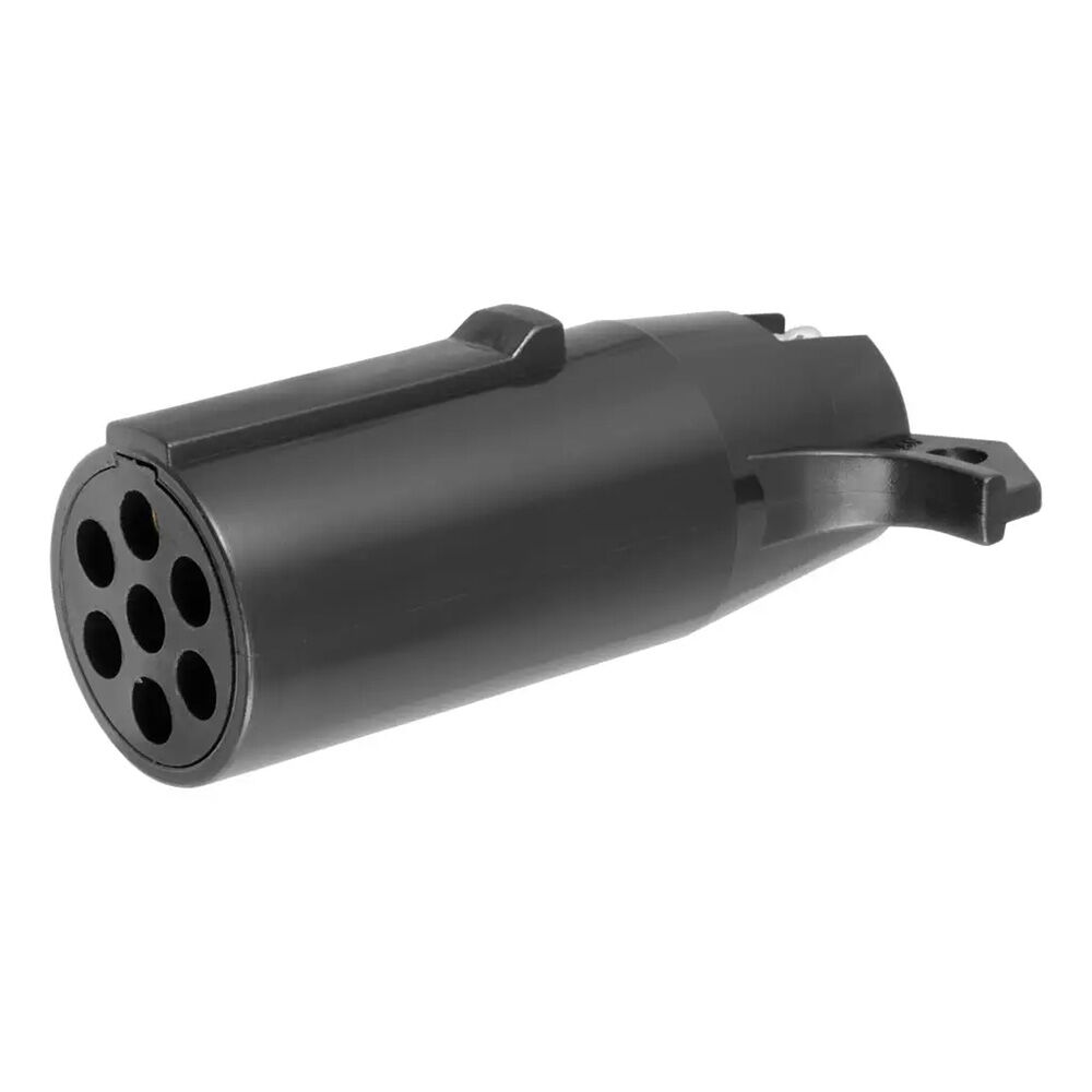 image of 7-Way Round Vehicle to 4-Way Flat Trailer Electrical Adapter