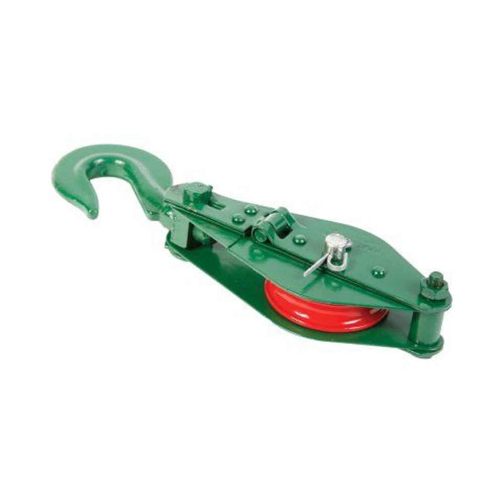 image of Snatch Block Single Sheave 4-Inch Sheave Diameter