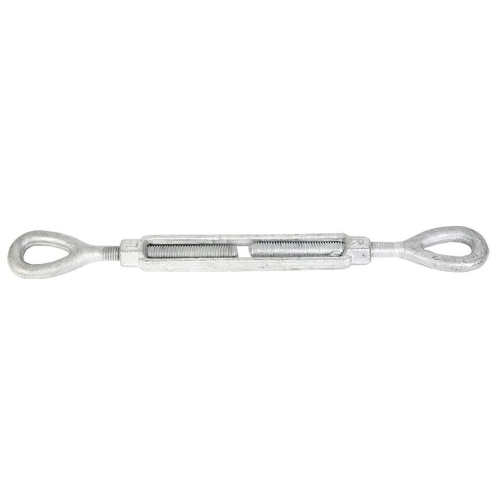 image of Forged Turnbuckle, 5/8-Inch by 9-Inch Hook and Eye, Galvanized