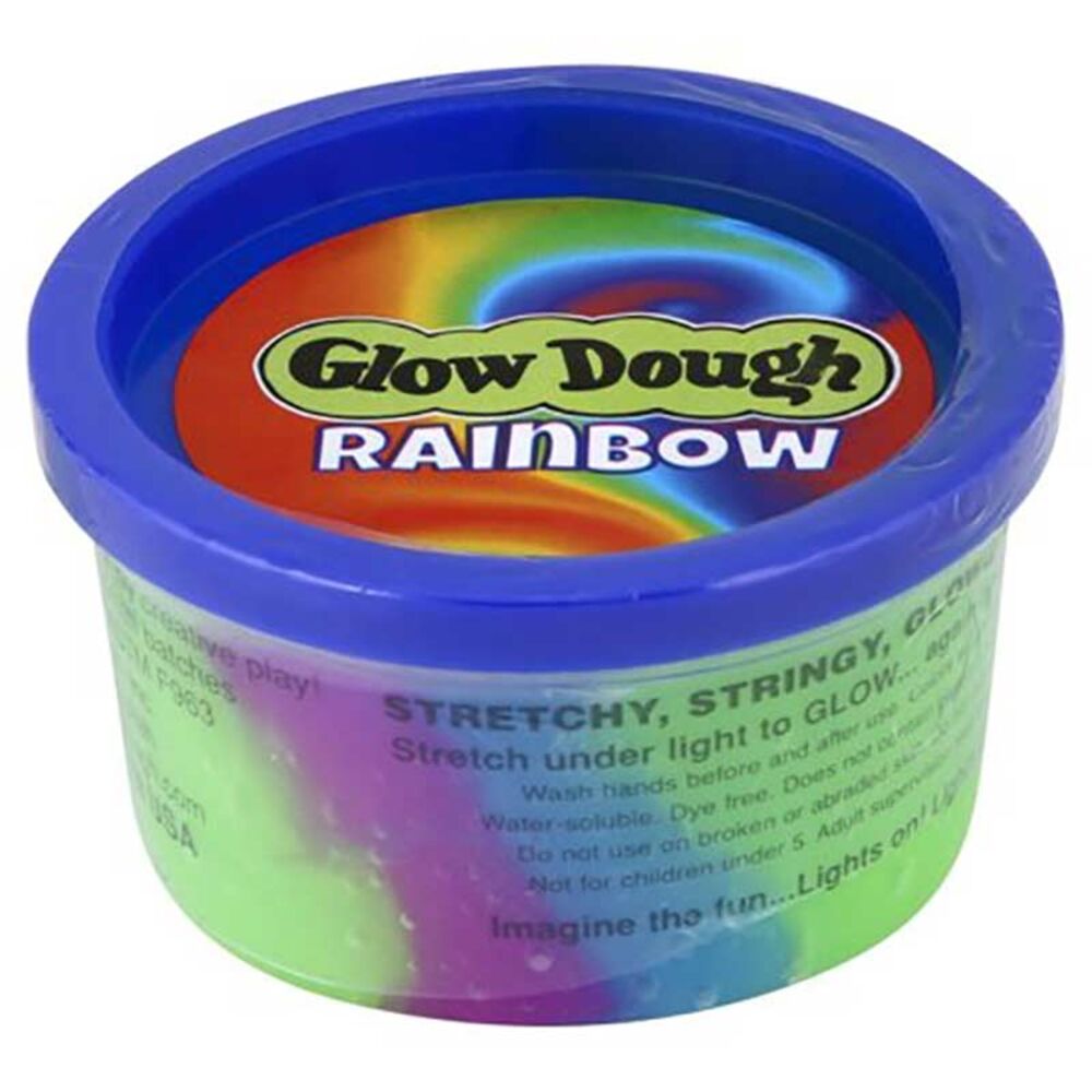 image of Assorted Rainbow Glow Dough (Color May Vary)