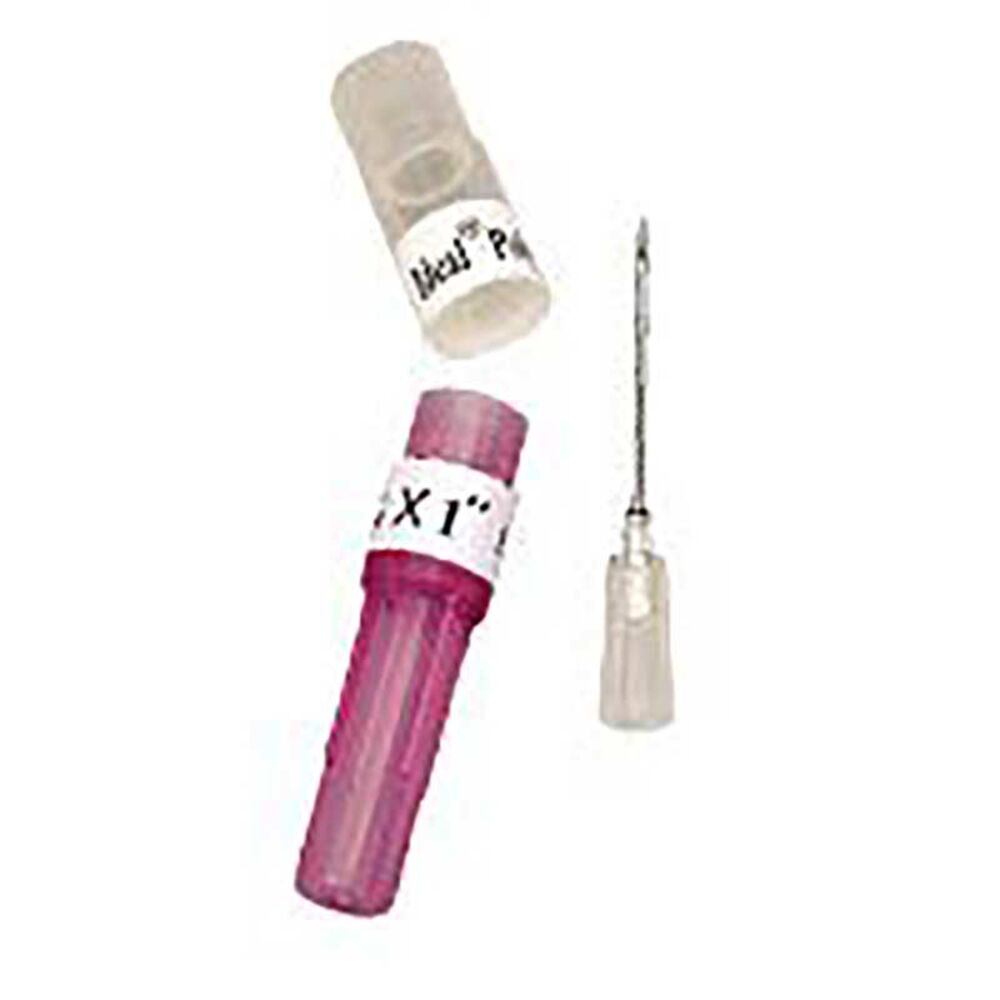 image of Disposable Hub Needle, 18 gauge x 3/4-in, 5 count