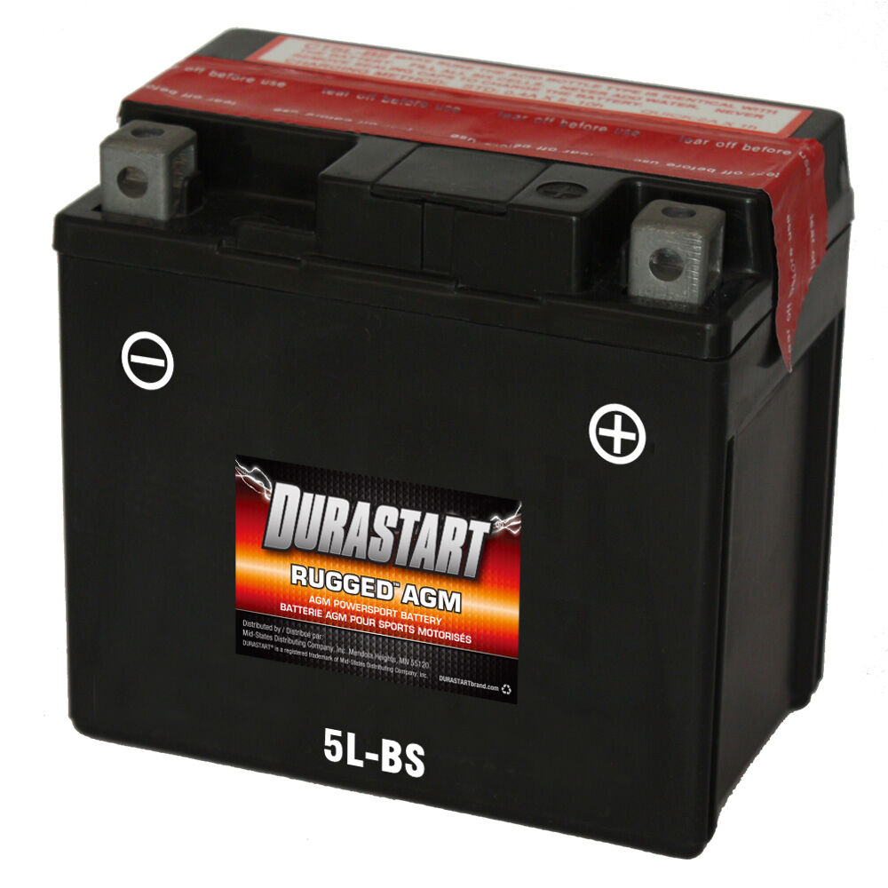 image of 12V Rugged AGM Powersport Battery, DS-5L-BS