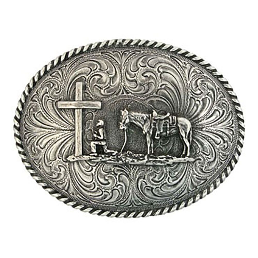 image of Christian Cowboy Attitude Belt Buckle