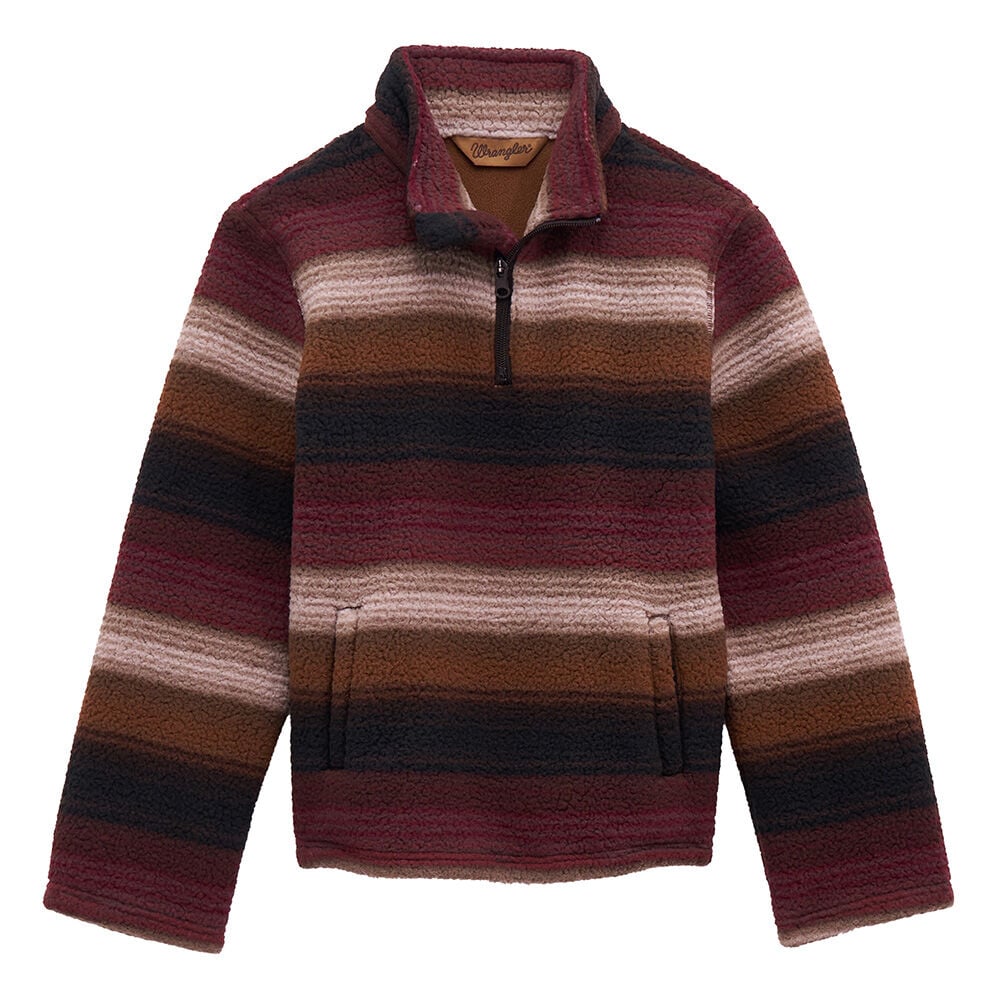 image of Boys' Hay Away 1/4 Zip Sherpa Pullover