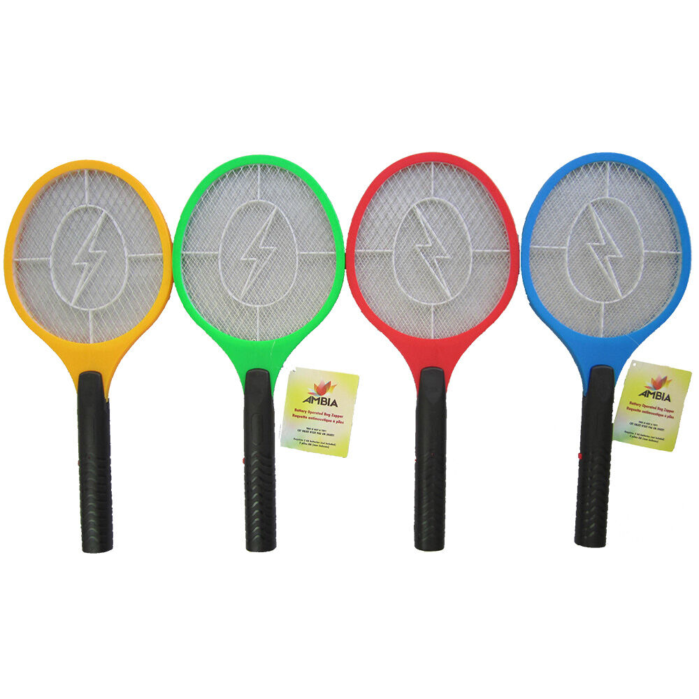 image of Assorted Handheld Flying Insect Bug Zapper (Color May Vary)