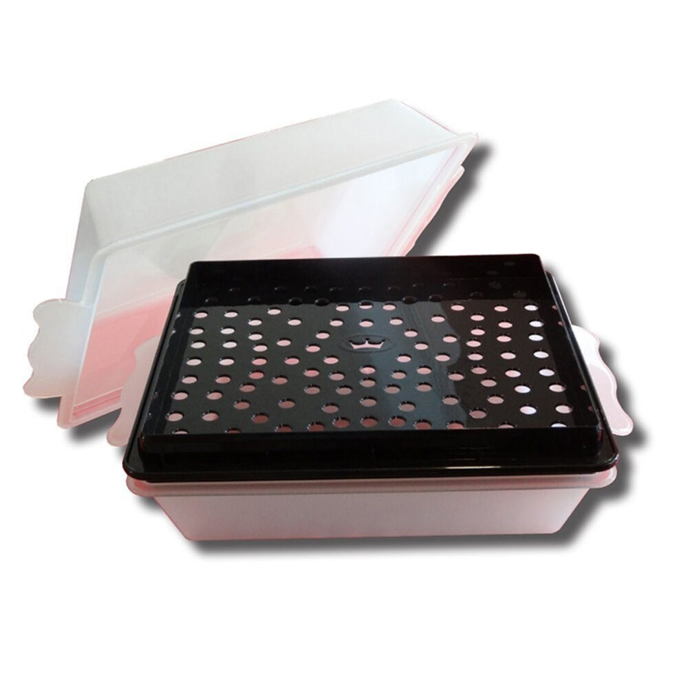 image of Plastic Batter Box with Sifter, 11 in x 13 in