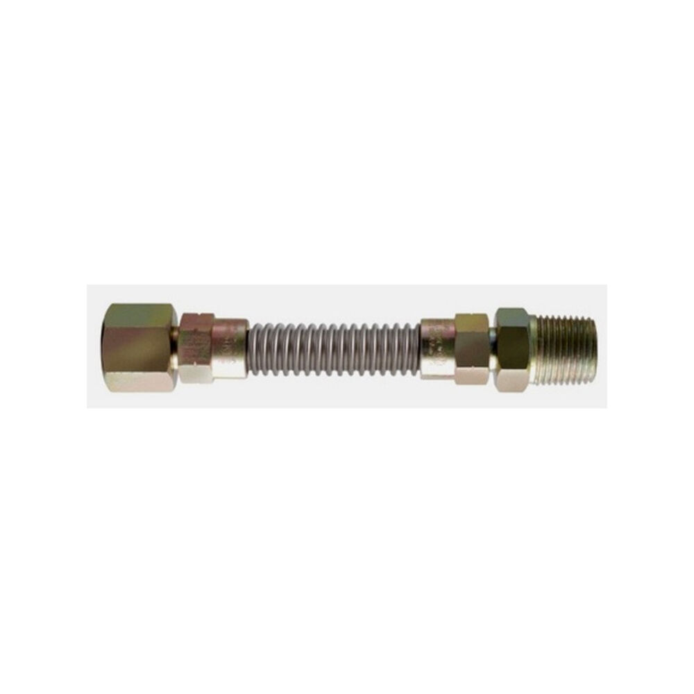 image of 509 1148MXMC 0.5 in. Coated Flexible Gas Dryer Connectors 0.5 in. MIP 48 in.