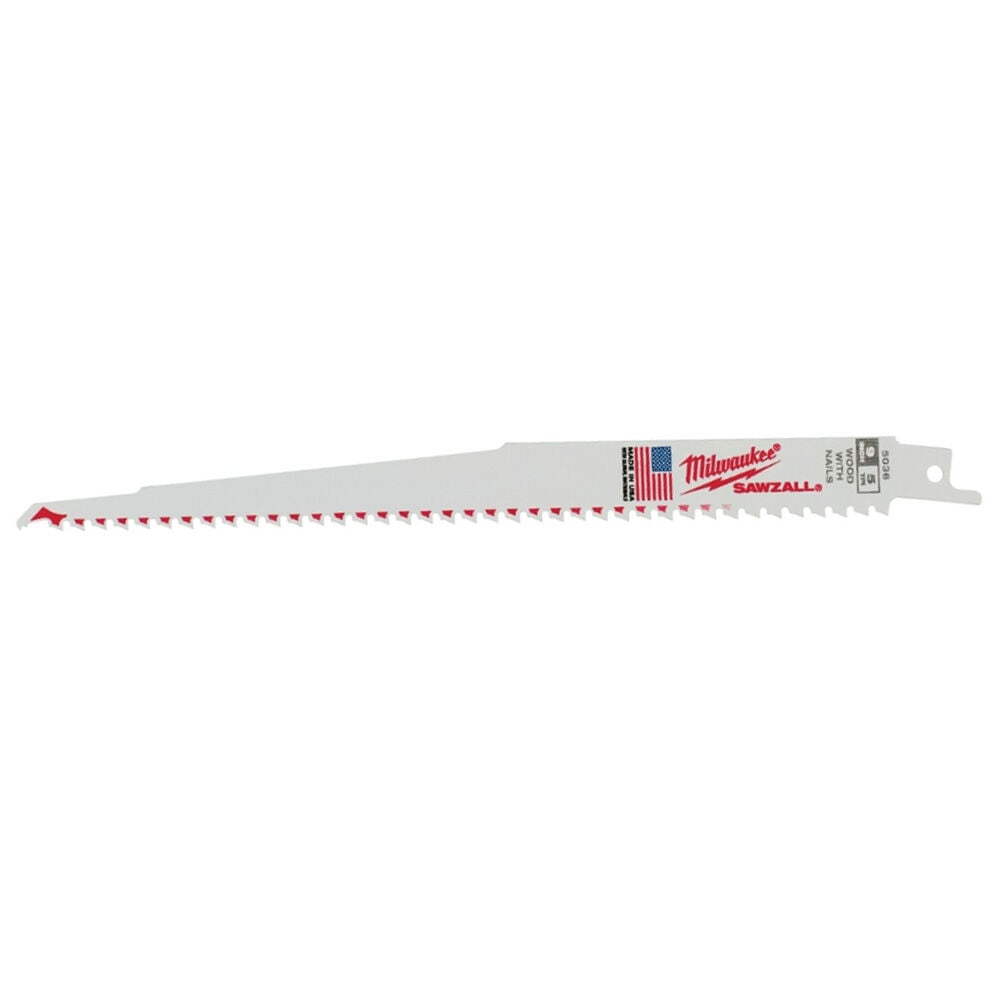 image of 9 in SAWZALL Nail Embedded Wood Blades- 5 TPI