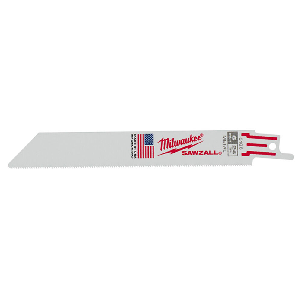image of 6 in SAWZALL Standard Metal Blades- 24 TPI