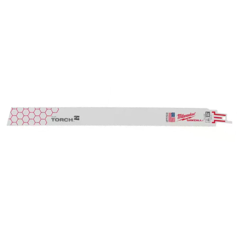 image of 12 in SAWZALL TORCH Metal Demolition Blades- 18 TPI