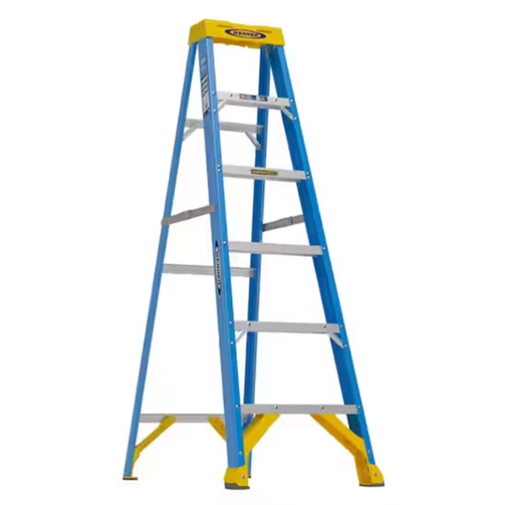 image of 6 ft Type I Fiberglass Step Ladder
