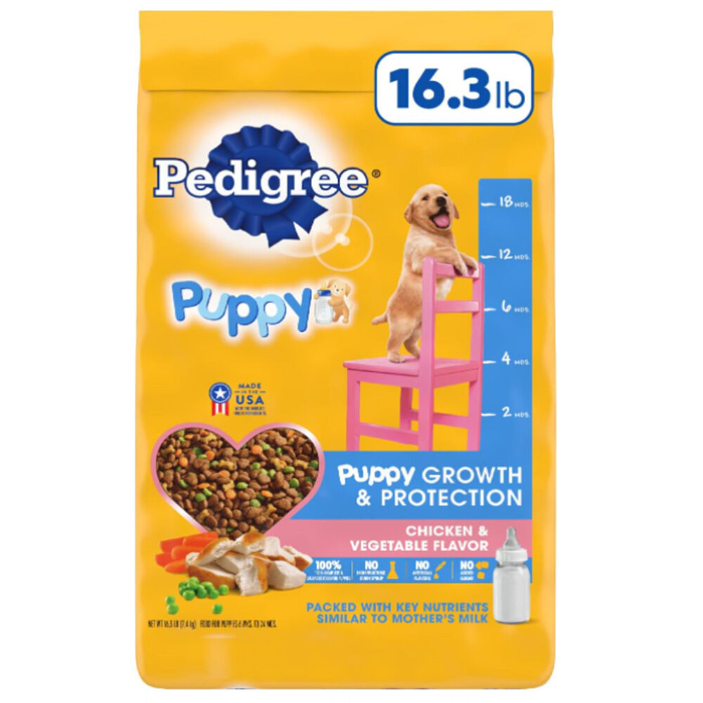 image of Puppy Growth & Protection Chicken & Vegetable Puppy Food, 16.3 lb
