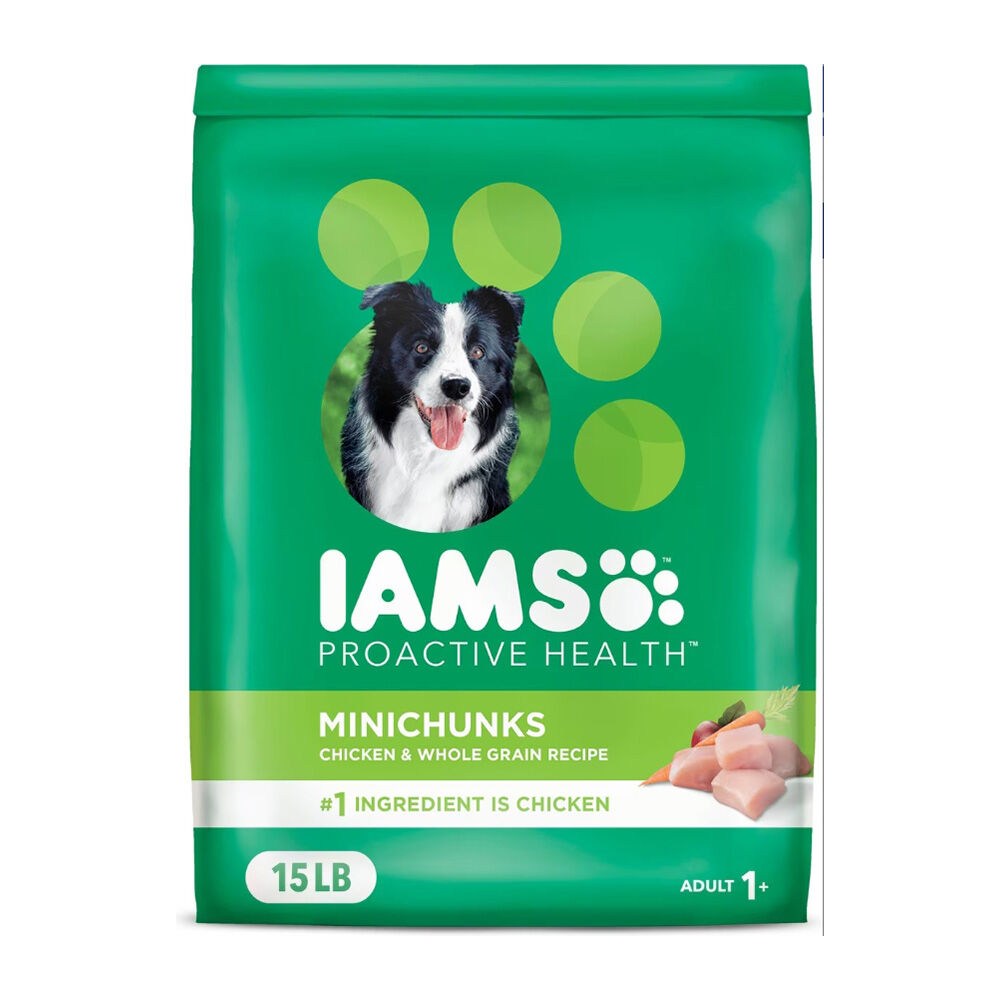 image of Proactive Health Adult Minichunks Dog Food, 15 lb