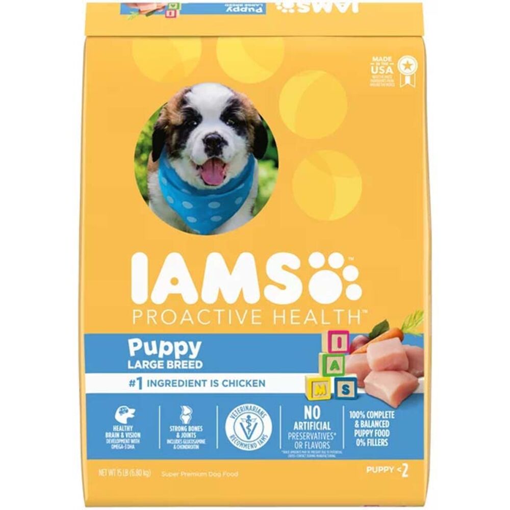 image of Proactive Health Large Breed Smart Puppy Food, 15 lb