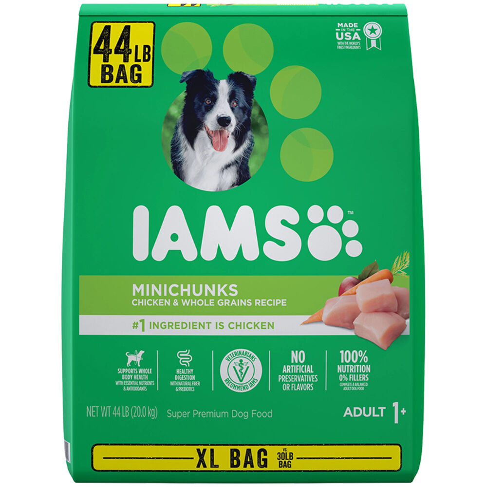 image of Proactive Health Minichunks Chicken & Whole Grain Recipe Adult Dry Dog Food, 44 lb