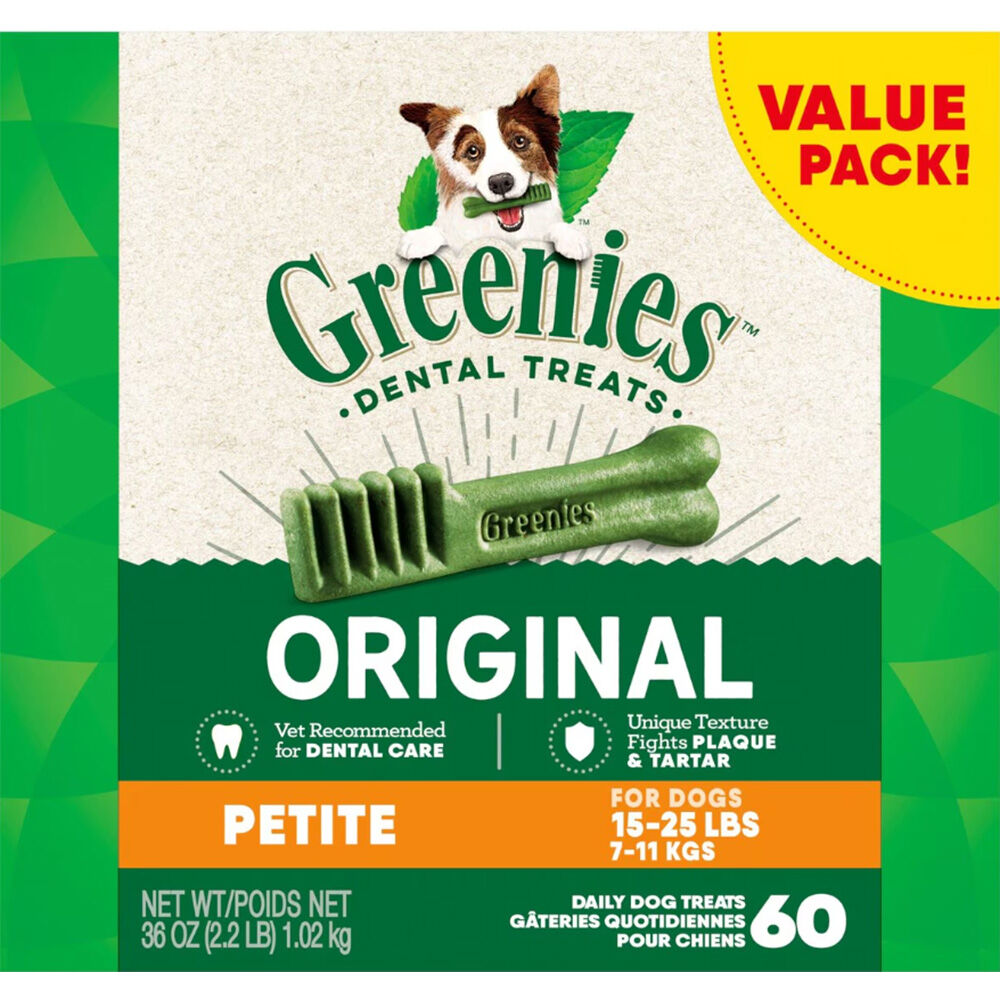 image of Original Petite Dog Dental Treats, 36 oz