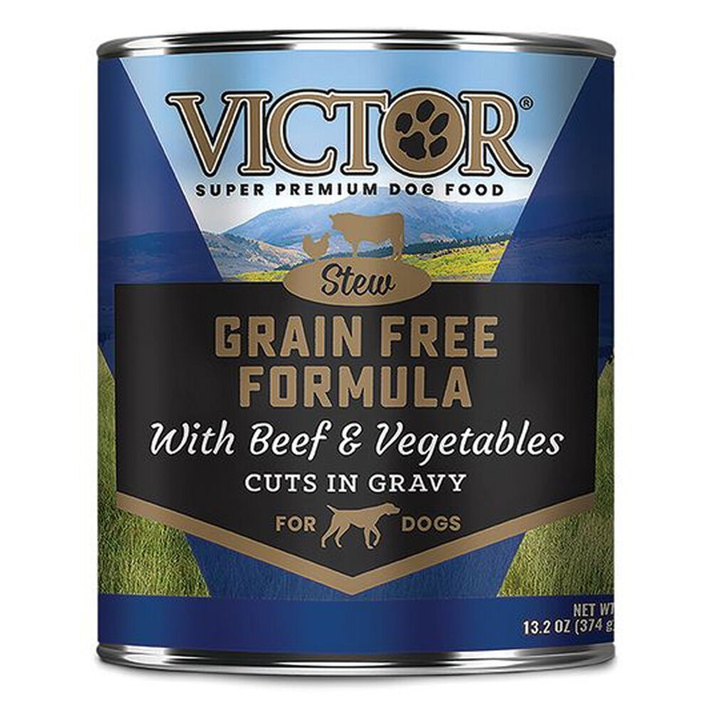 image of Super Premium Beef & Vegetables Entree in Gravy Canned Dog Food, 13.2 oz