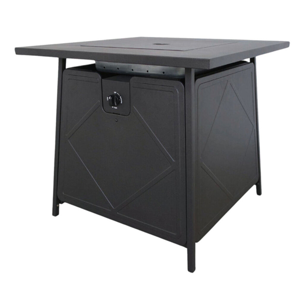 image of Gas Fire Pit Table with Lava Rocks- 28 in