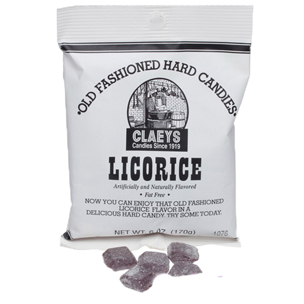 image of 6 oz Old Fashioned Hard Candies, Licorice