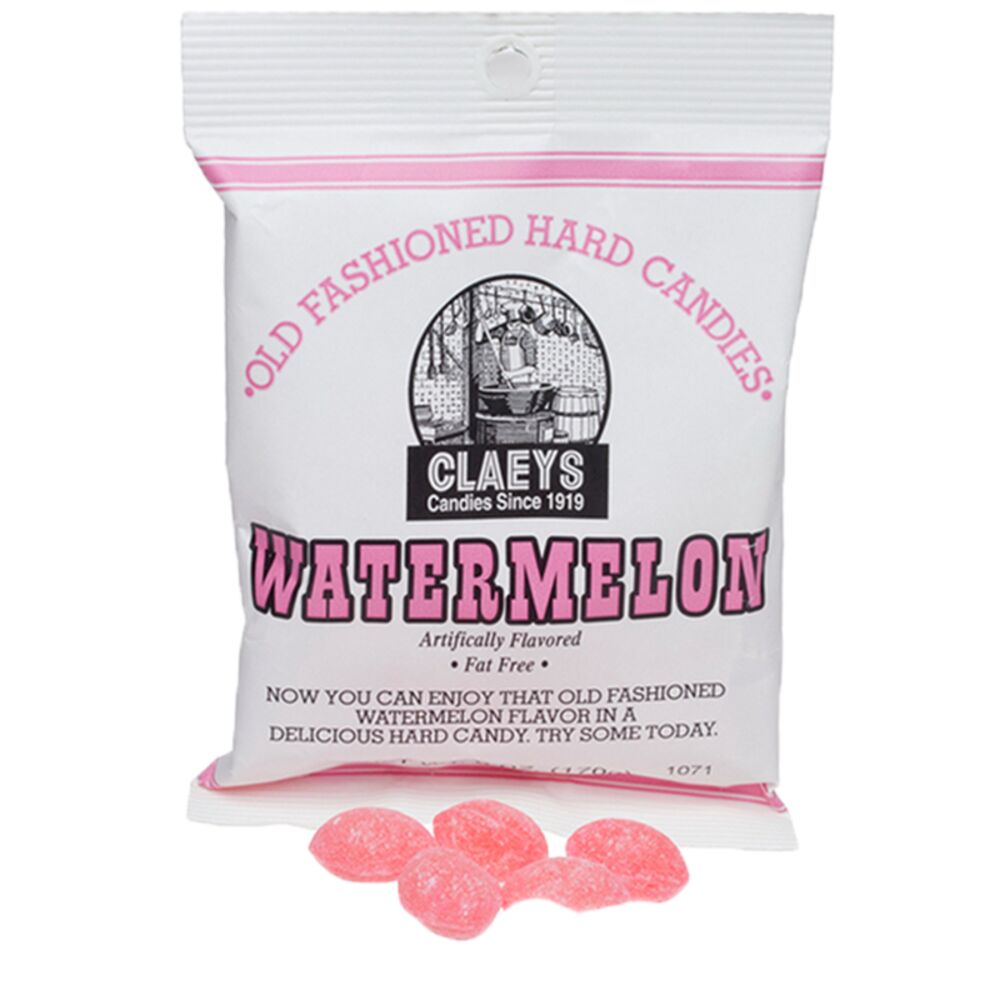 image of 6 oz Old Fashioned Hard Candies, Watermelon