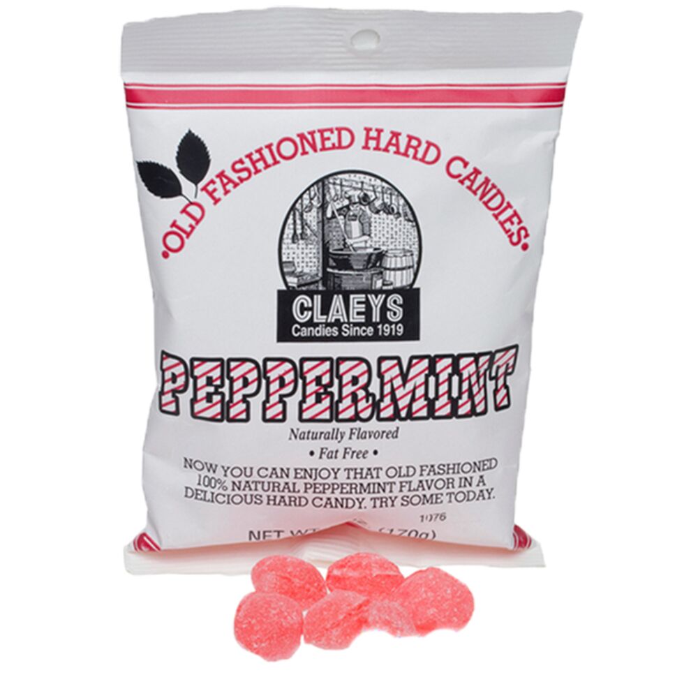image of 6 oz Old Fashioned Hard Candies, Peppermint