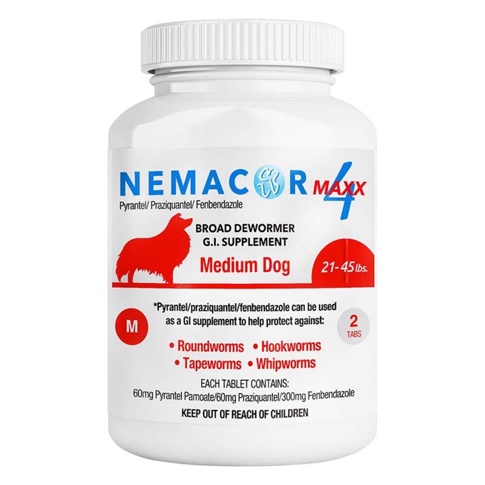 image of Dog Dewormer, 2 ct, 21-45 lb