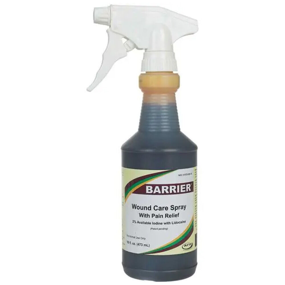 image of Barrier II Wound Spray with Pain Relief, 16 oz