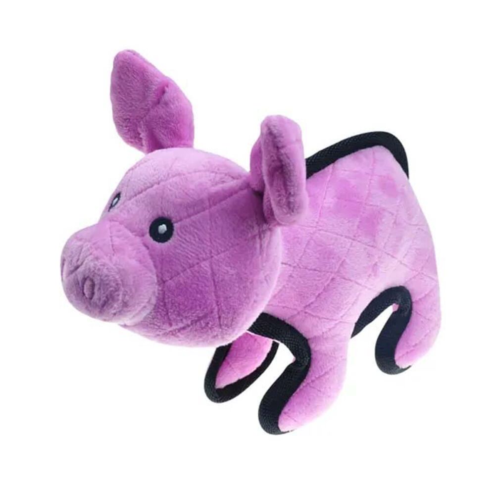 image of Tuffimals Small Pig Dog Toy