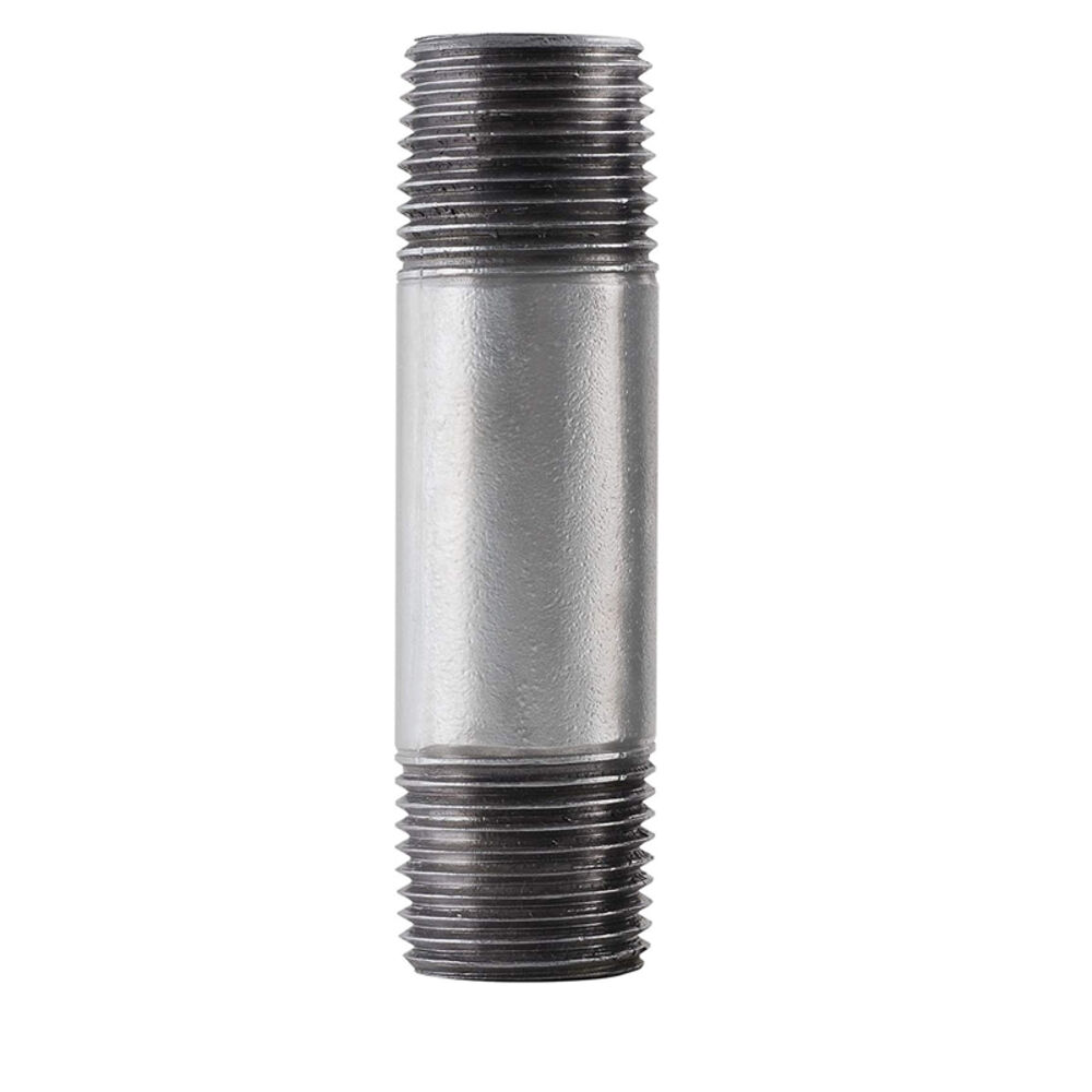 image of 303 12X12 Pipe Nipple, 1/2-Inch X 12-Inch, Black
