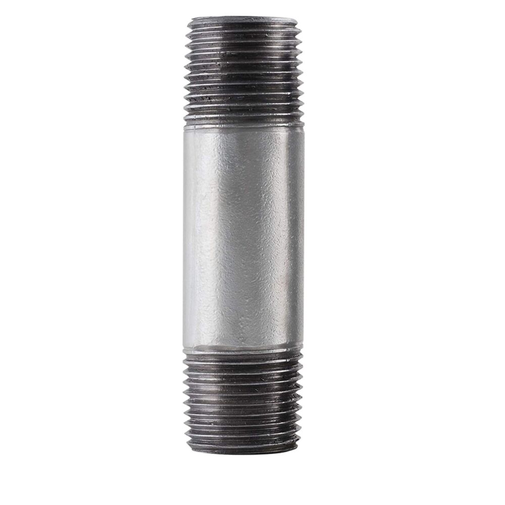 image of 301 1X6 Pipe Nipple, 1-Inch X 6-Inch, Black