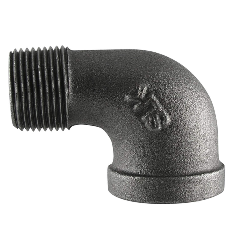 image of 310 SE90-38 Street Elbow, 3/8-Inch, Black