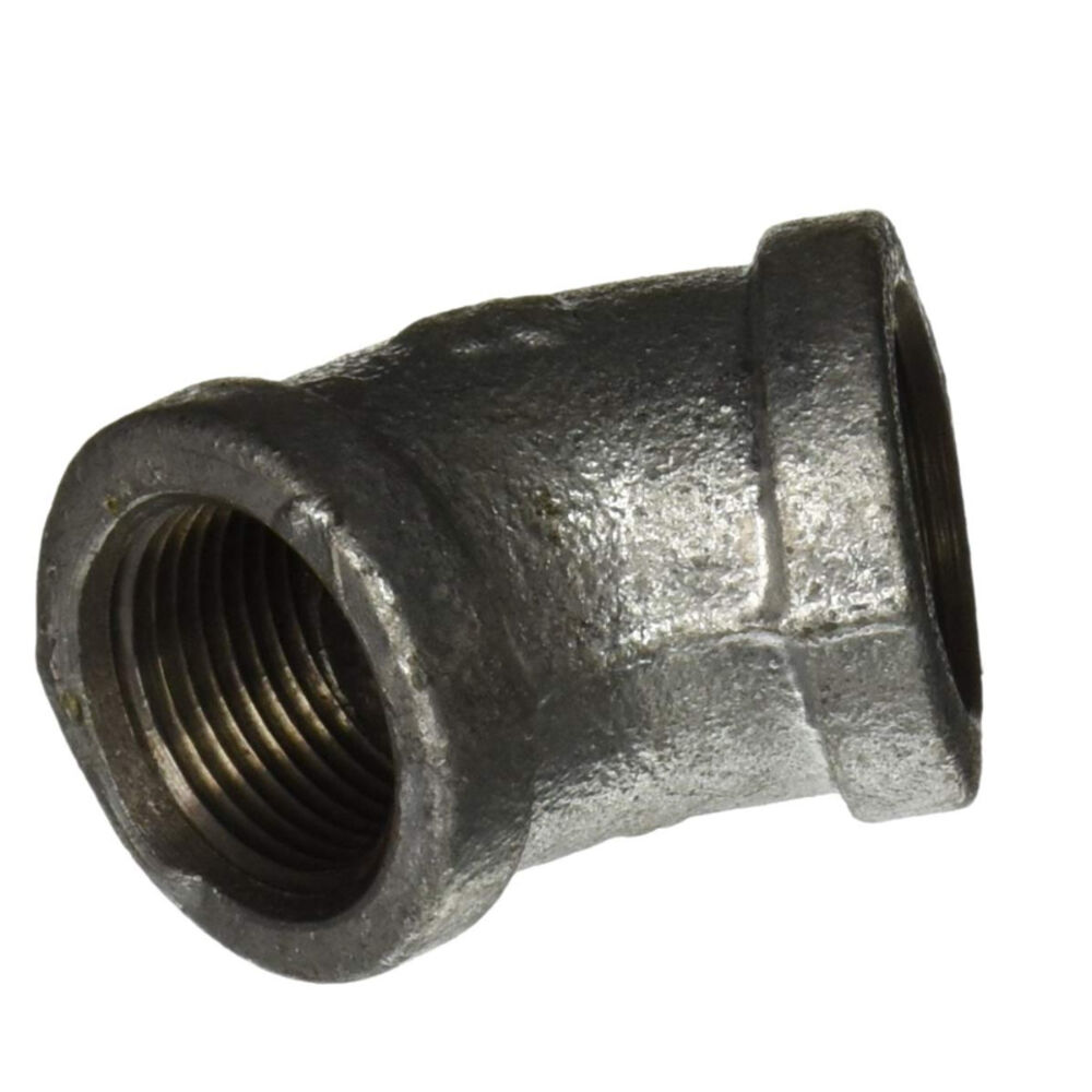 image of 311 E45-34 Galvanized 45 Degree Elbow, 3/4-Inch