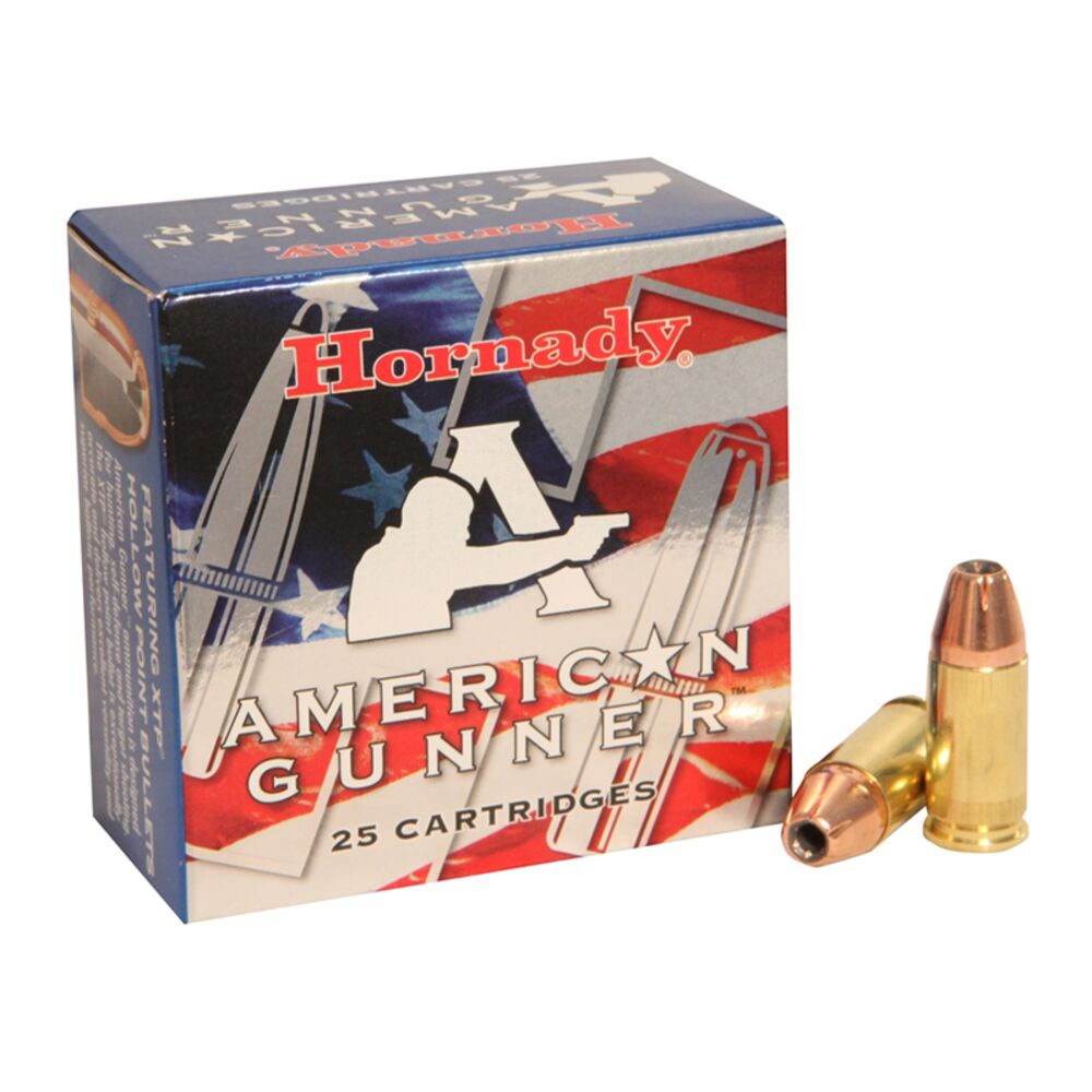 image of American Gunner 9MM Luger 115 Grain Handgun Ammunition, 25 rounds