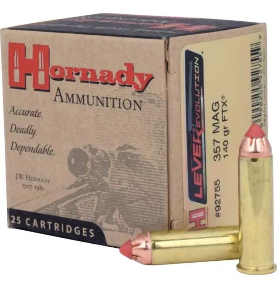 image of 357 Mag 140 gr FTX LEVERevolution, 25 ct