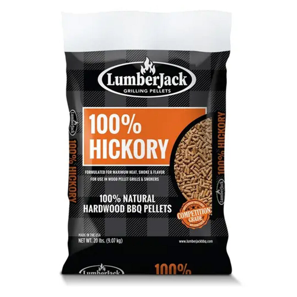 image of 100% Hickory Grilling Pellets, 20 lb