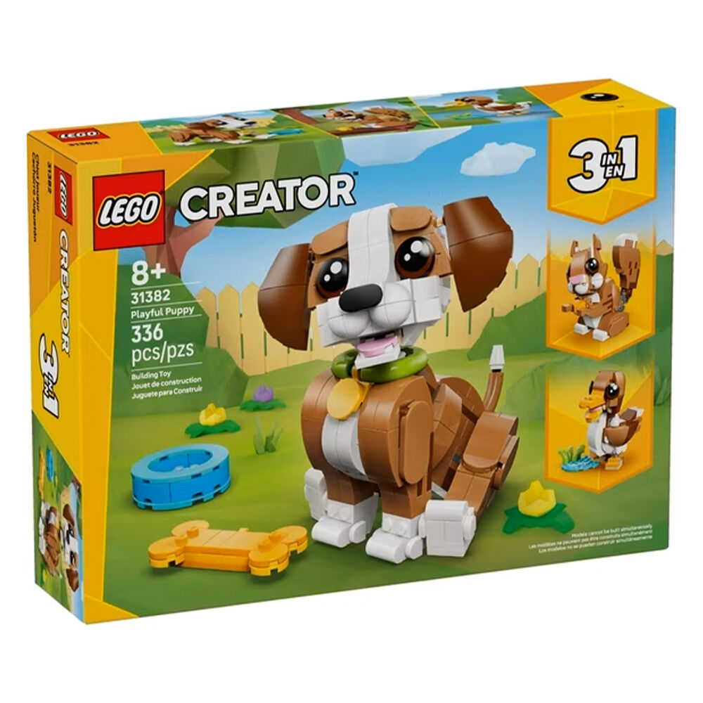 image of Creator 3 in 1 Cute Animals: Playful Puppy Dog