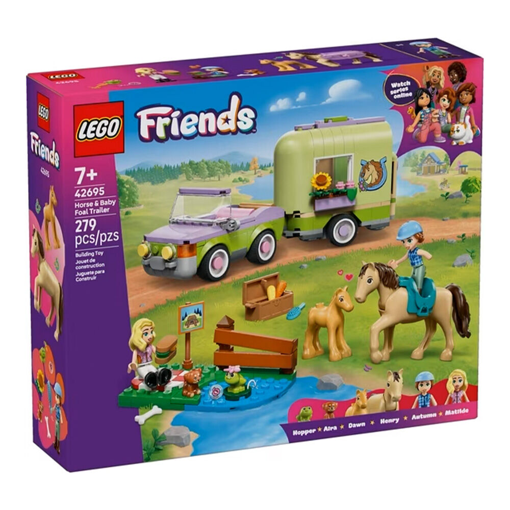 image of Friends Horse and Baby Foal Trailer
