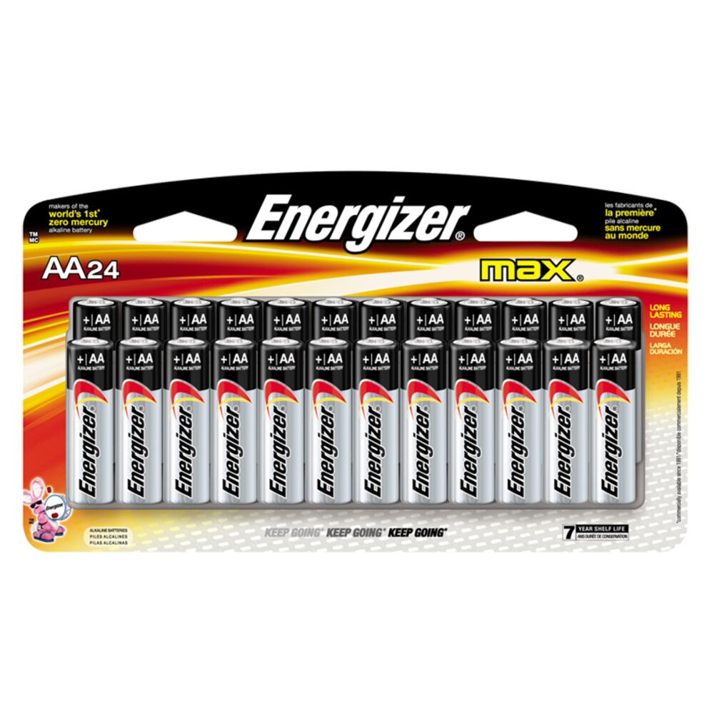image of Max Alkaline AA Batteries, 24 pack