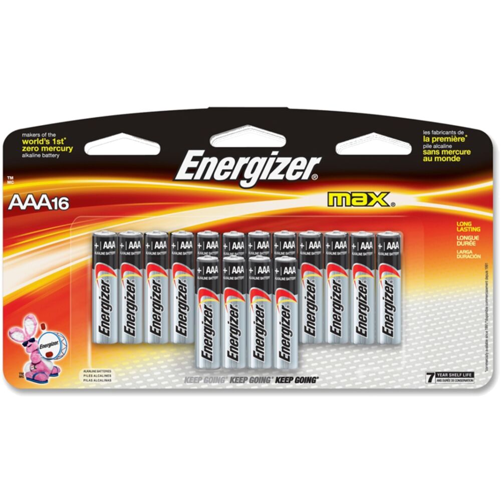 image of Max Alkaline AAA Batteries, 16 pack