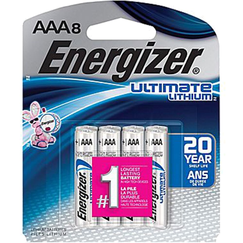 image of Ultimate Lithium AAA Batteries, 8 pack