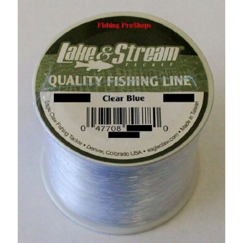 image of Monofilament, Clear/Blue, 225 yd, 25 lb