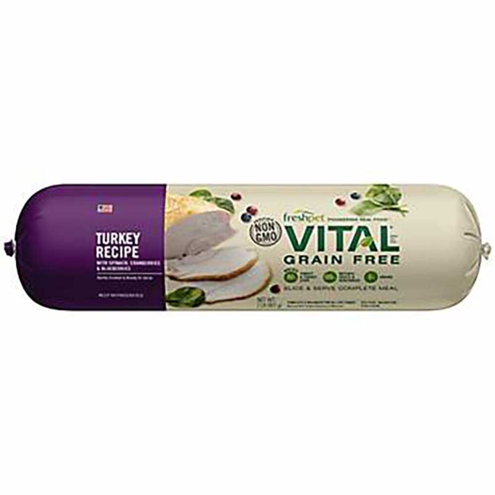 image of Vital Grain Free Turkey Fresh Dog Food, 2 lb